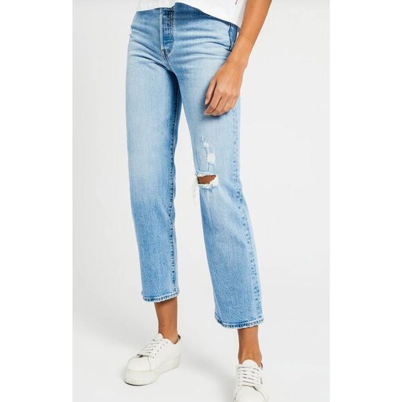 NWT LEVIS RIBCAGE STRAIGHT ANKLE WOMEN'S Jeans, Sz 31, $118 F41 - Picture 2 of 11